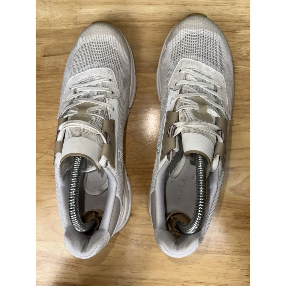 On Cloudrift Athletic Walking Running Shoes‎ Sneakers Womens 9.5 White Beige GUC